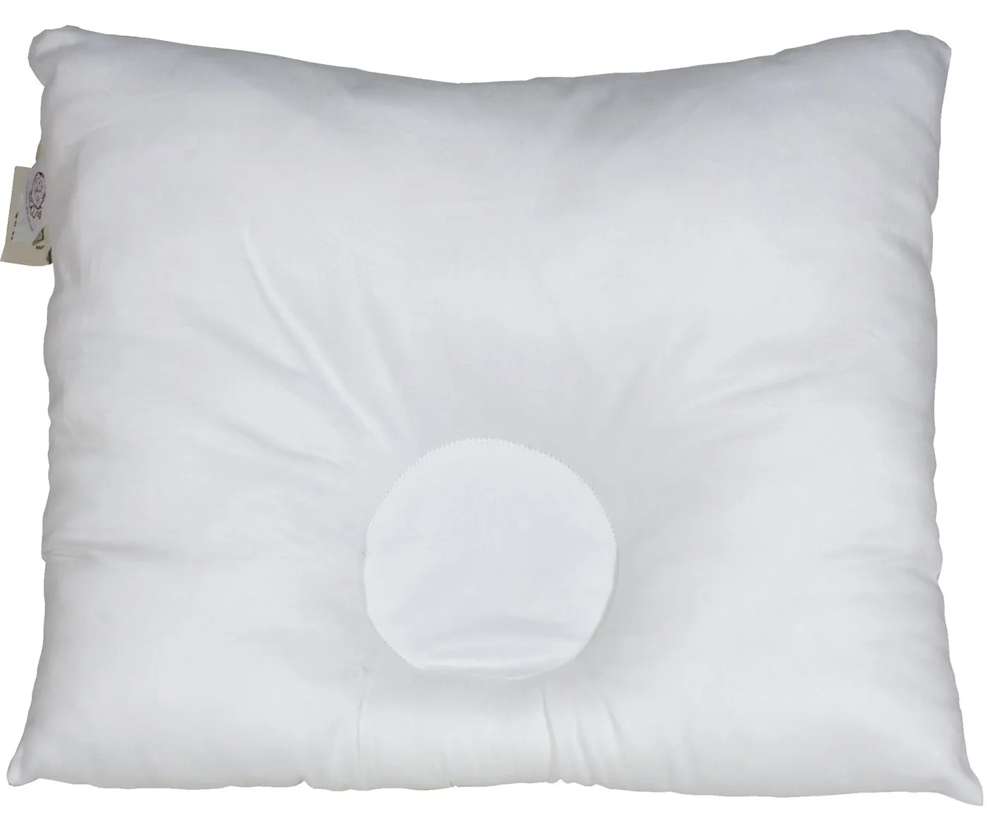 Cuscino BimboDorm® bianco con la conca centrale